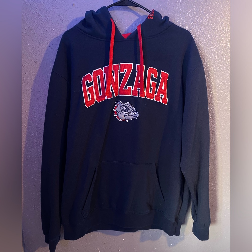 gonzaga bulldogs navy hoodie